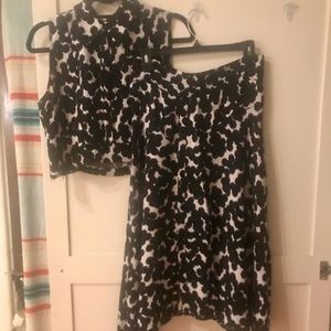 ALC 2-Piece Set; MIDI skirt and crop top